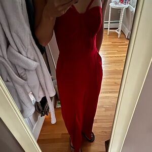 SHEIN Red Jumpsuit